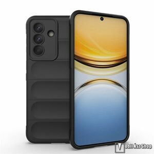 Samsung Galaxy A57, Telefontok, Szilikon, Mikroszálas szövettel bevont belsővel, Ütésálló, Kameravédelem, Fekete kép