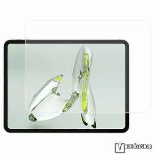 OnePlus Pad Go 2, Előlapvédő karcálló edzett üvegfólia, 0, 3 mm vékony, 9H, Arc Edge, A képernyő sík részét védi, 1db, Átlátszó kép
