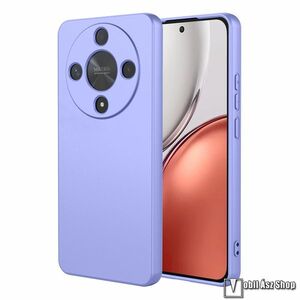 Honor Magic8 Lite, X9d 5G, X70 5G, Telefontok, Szilikon, Kamerasziget védelem, Mikroszálas szövet karcolásmentesítő belső, Lila kép