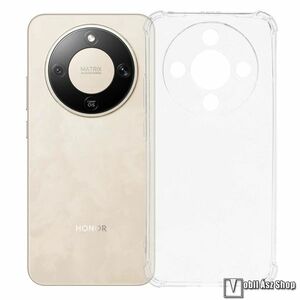 Honor Magic8 Lite, X9d 5G, X70 5G, Telefontok, Szilikon, TPU, Erősített sarkok, Kamerasziget védelem, Átlátszó kép