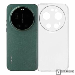 Xiaomi 17 Ultra, Telefontok, Szilikon, TPU, Ultravékony, Kamerasziget védelem, Átlátszó kép