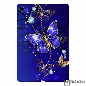 Samsung Galaxy Tab A11 Plus, Tablet tok, Védőtok, Szilikon, Kék pillangó minta kép