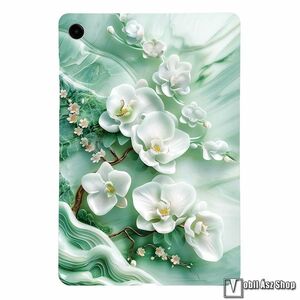 Samsung Galaxy Tab A11 Plus, Tablet tok, Védőtok, Szilikon, Jade virág minta kép