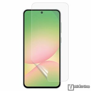 Samsung Galaxy A57 5G, Képernyővédő fólia, HD Clear, 1db, PET, törlőkendővel, A kijelző sík részét védi kép