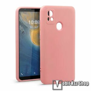 ZTE Blade A31, Telefontok, Szilikon, Kamerasziget védelem, TPU, Matt, Rózsaszín kép