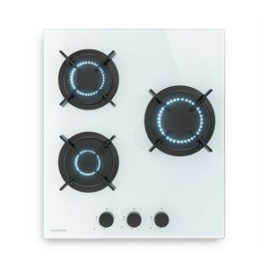 Klarstein Goldflame gáz főzőlap | 3 égő elektromos gyújtással | földgáz és PB-gáz | 5800 W | 45 cm kép