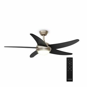 Klarstein Bolero mennyezeti ventilátor világítással | 132 cm | 35 W | Csendes működés | Fa kép