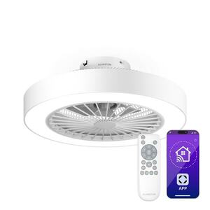 Klarstein ZenBreeze intelligens mennyezeti ventilátor világítással | 48 cm | 16 W | Csendes | LED | Akril kép