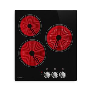 Klarstein EasyCook üvegkerámia főzőlap | 3 főzőzóna | 4700 W | 11 teljesítményfokozat | 45 cm kép