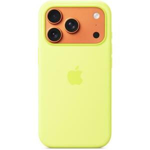 iPhone 17 Pro MagSafe Silicone case neon yellow (MGFF4ZM/A) kép