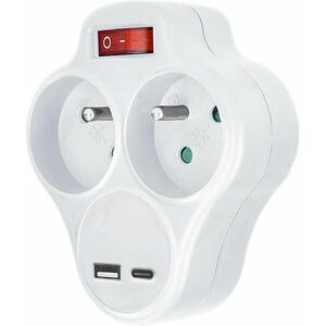 2 Plug + 2 USB Switch (P99USBC) kép