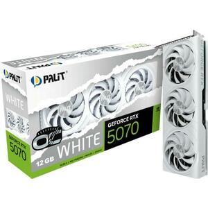 GeForce RTX 5070 White OC 12GB GDDR7 192bit (NE75070U19K9-GB2050W) kép