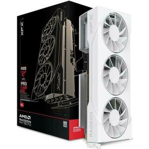 Radeon RX 9070 Swift OC White Triple Fan Gaming Edition 16GB GDDR6 256bit (RX-97SWFT3W7) kép