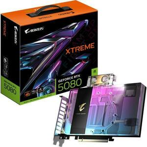 AORUS GeForce RTX 5080 Xtreme Waterforce WB 16GB GDDR7 256bit (GV-N5080AORUSX WB-16GD) kép