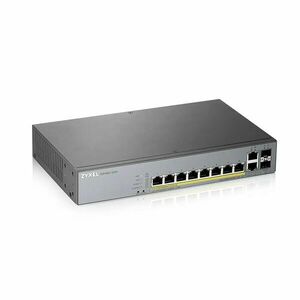 Zyxel GS1350-12HP-EU0101F Switch 10x1000Mbps (8xPOE) + 2xGigabit... kép