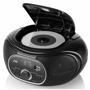 JVC RDE221B CD-s rádiómagnó, fekete kép