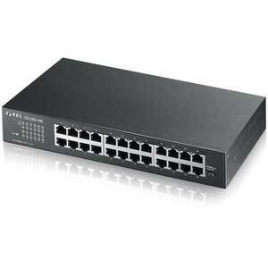 Zyxel GS1100-24E-EU0103F Switch 24x1000Mbps Fémházas Rackes, GS11... kép