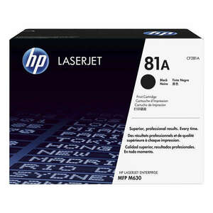 HP 81A Fekete Lézertoner - Eredeti kép
