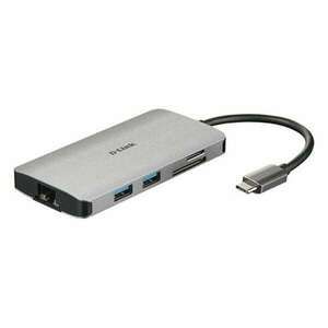 USB elosztó C D-Link DUB-M810 Ezüst színű kép