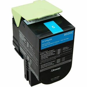 Lexmark 802HC Cyan toner 80C2HCE kép