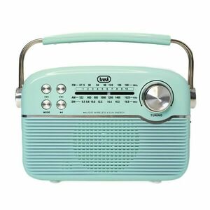 Trevi RA 7F50 BT Hordozható vintage napelemes rádió, Bluetooth-ta... kép