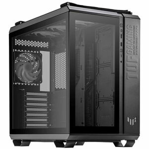 Asus TUF Gaming GT502 Plus Számítógépház - Fekete, Kétkamrás, ARGB kép