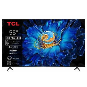 TCL C6KS 55C6KS 139, 7 cm (55") 4K Ultra HD Smart Wi-Fi Fémes... kép