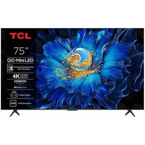 TCL C6KS 65C6KS 165, 1 cm (65") 4K Ultra HD Smart Wi-Fi Fémes... kép