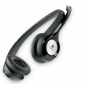 Logitech 981-000406 Fejhallgató 2.0 - H390 USB Mikrofonos, Fekete kép