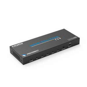 PROCONNECT PC-104SP-S2.0P Splitter, HDMI 2.0, 4K@60Hz, 1x4 kép