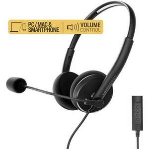 Energy Sistem EN 452026 Office 2+ fekete irodai headset kép