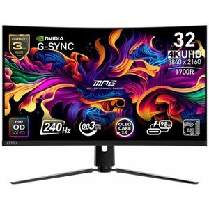 MSI MPG 321CURX QD-OLED 80 cm (31.5") 3840 x 2160 px 4K Ultr... kép