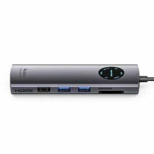 Vention USB-C -> DP/HDMI/USB 3.0*2/USB 2.0/RJ45/SD/TF/PD MST, dokkoló kép