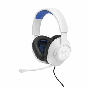 JBL Quantum 100P Vezetékes Gaming Headset - Fehér/Kék kép