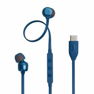 JBL T310C Vezetékes fülhallgató USB-C csatlakozással, Kék kép