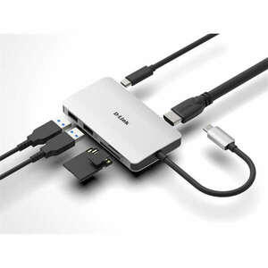 D-Link DUB-M610 6 az 1-ben USB-C Hub kép