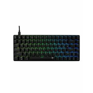 White Shark HAMACHI-B-US, GK-005121B, fekete mechanikus RGB gamer... kép