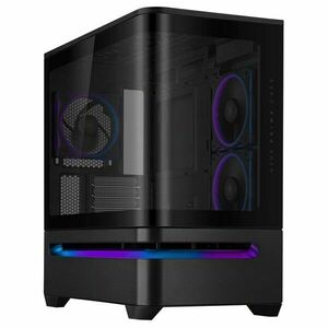 Asus PRIME AP202 (táp nélküli) ablakos ARGB mATX ház Fekete kép