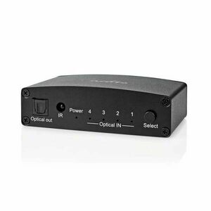 Digital Audio Switch | 4 utas | Csatlakozó bemenet: DC táp / 4x T... kép