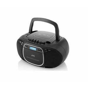 JVC RC-E561B-DAB Rádió CD és kazetta lejátszóval, fekete kép