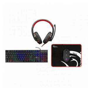 White Shark Comanche-3 Gamer Csomag: Fejhallgató, Egér, Billentyű... kép