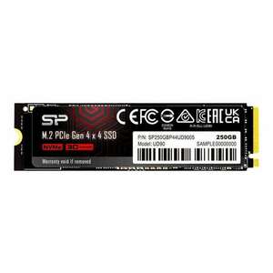 250GB Silicon Power UD90 M.2 SSD meghajtó (SP250GBP44UD9005) kép
