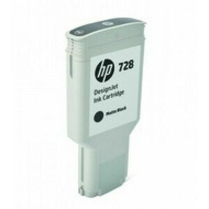 HP F9J68A Patron Matt Bk 300ml No.728 (Eredeti) kép