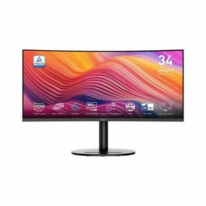 MSI 34" MD342CQP 21: 9 QHD VA Ívelt Monitor - Fekete kép