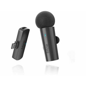 Fifine M6 Vezeték nélküli csíptetős mikrofon szett (15m hatótáv)[USB-C] kép