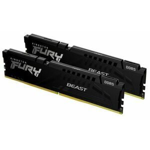 Kingston 32GB/5200MHz DDR5 (Kit of 2) FURY Beast Black RAM kép