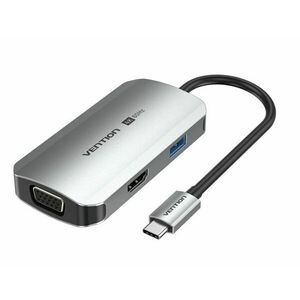 Vention USB-C -> HDMI/VGA/USB 3.0/PD 0, 15m Aluminium Ötvözet... kép