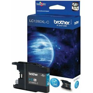 Brother LC-1280XLC Eredeti Tintapatron Cián kép