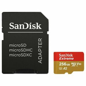 SanDisk microSD Extreme 256GB memóriakártya, 190 MB/s (SDSQXAV-25... kép