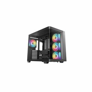 Deepcool ház atx cg530u 4f, tápegység nélkül, fekete, üvegfalú R-... kép